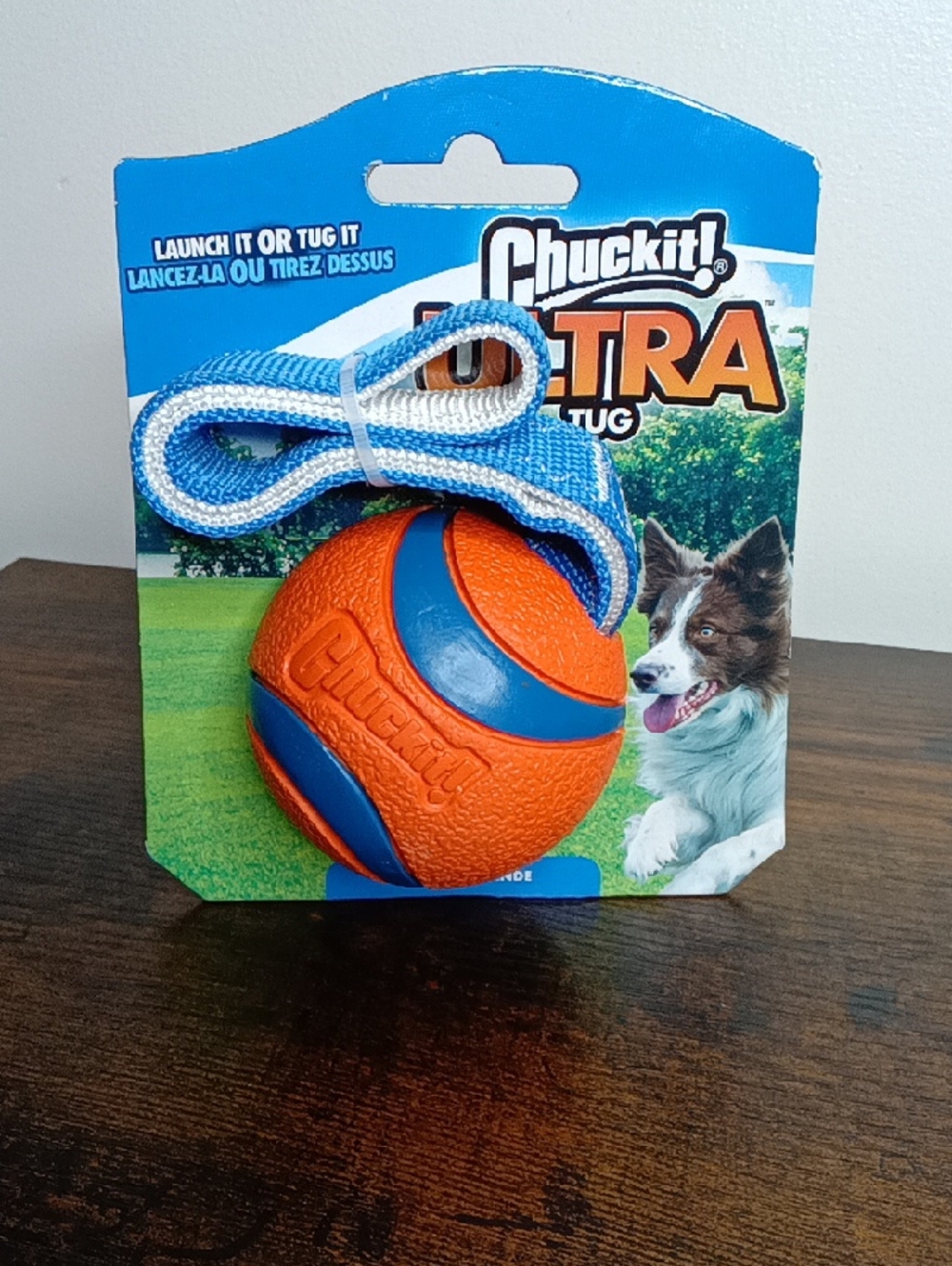 Chuckit! Ultra Tug 🐶 Dog Toy - Ultra Ball on a Durable Nylon Cord Handle